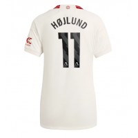 Koszulka piłkarska Manchester United Rasmus Hojlund #11 Strój Trzeci dla kobiety 2023-24 tanio Krótki Rękaw